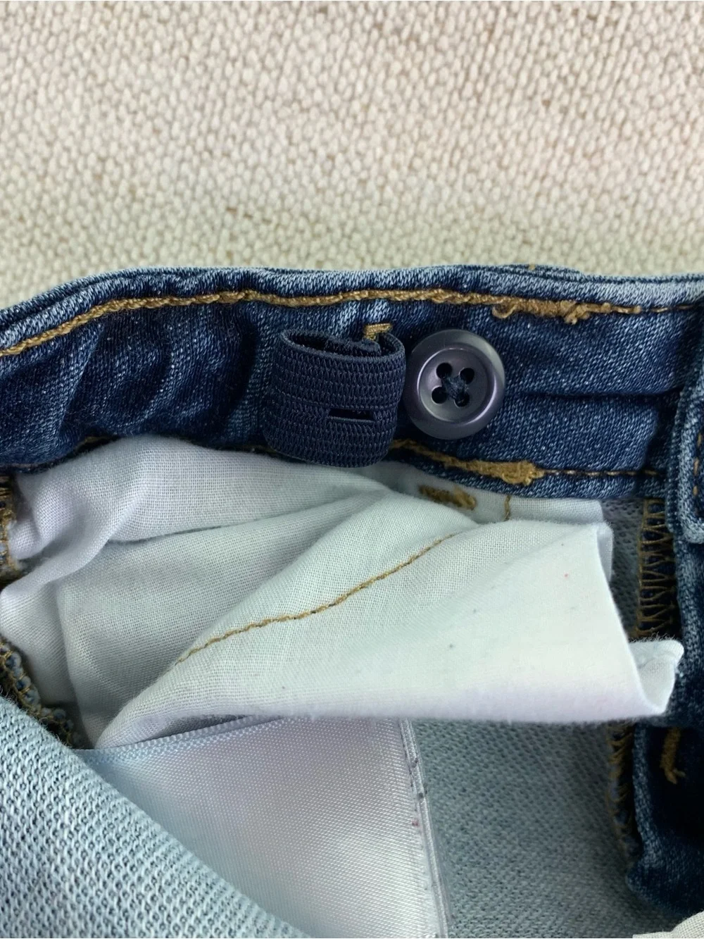 GAP toddler girl skinny jeans stretchy slightly distressed adjustable waist